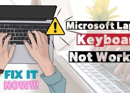 Microsoft Laptop Keyboard Not Working