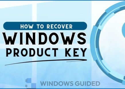 How to Recover Windows Product Key